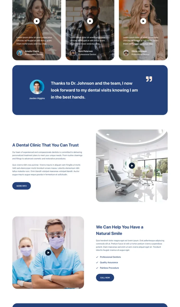 综合牙科诊所模板