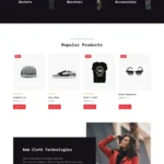 时尚服装零售模板