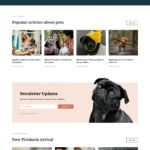 宠物食品与零食模板