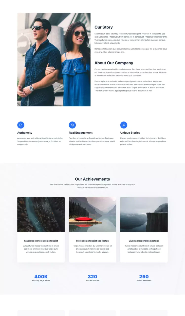 新闻与评论专栏模板