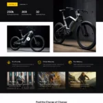 电动自行车与骑行装备模板