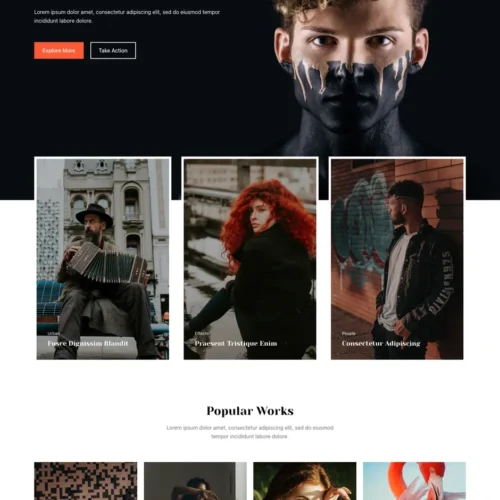 摄影与摄像模板