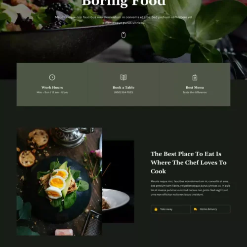 食品餐饮服务模板