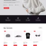 时尚服装零售模板