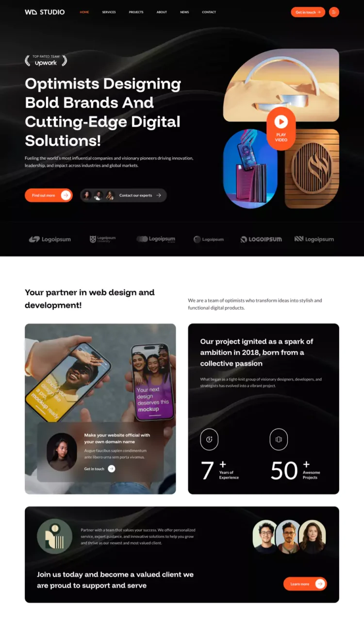 WEB开发行业模板