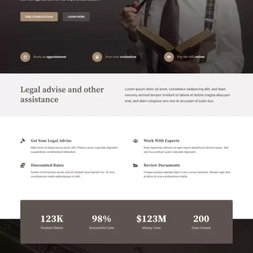 法律咨询服务模板