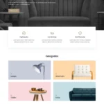 高端家居与装饰品零售模板