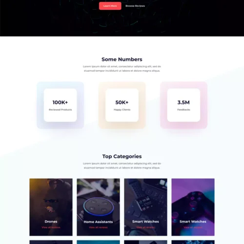 产品评测与推荐模板