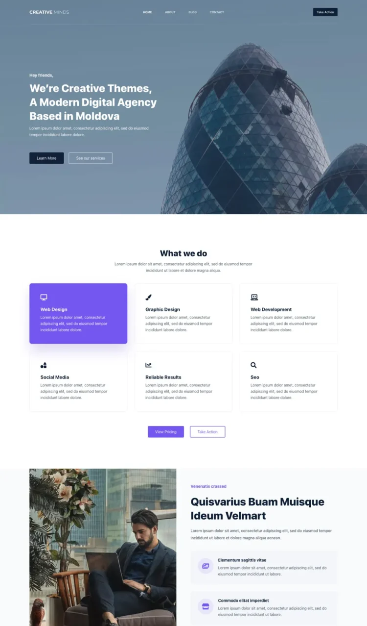 企业官网与品牌展示模板
